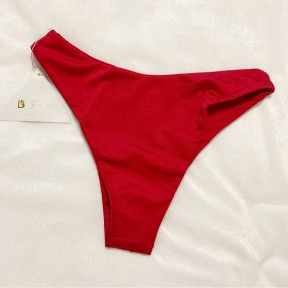 Buffbunny Collection High Tide Bottom in Bae Watch Red NWT Medium - Picture 4 of 7